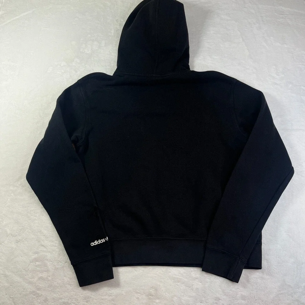 Adidas Originals Always Fresh Alway Original Black Hoodie Men's Small Distressed
